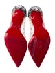Christian Louboutin Mesh Crystal Embellishments Pumps