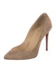 Christian Louboutin Suede Pumps