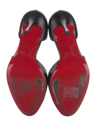 Christian Louboutin Leather D'Orsay Pumps