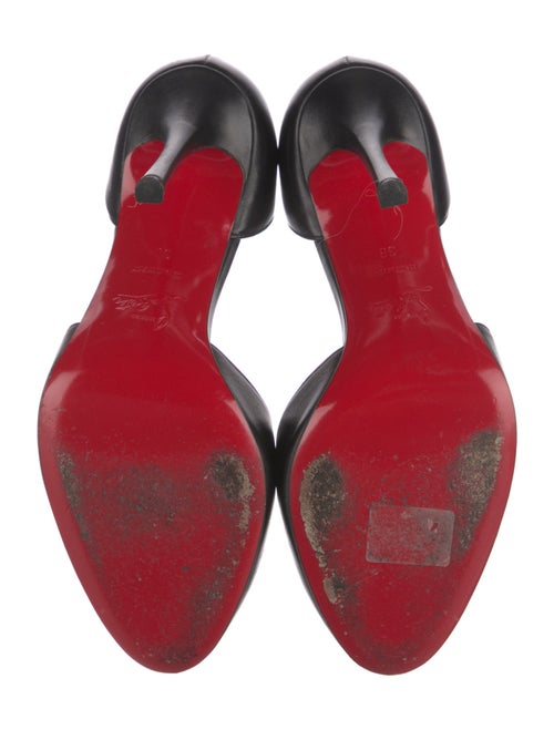 Christian Louboutin Leather D'Orsay Pumps