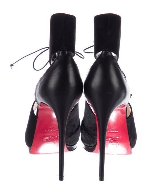 Christian Louboutin Suede D'Orsay Pumps