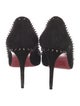 Christian Louboutin Suede Studded Accents Pumps