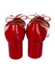 Christian Louboutin Patent Leather Bow Accents Pumps