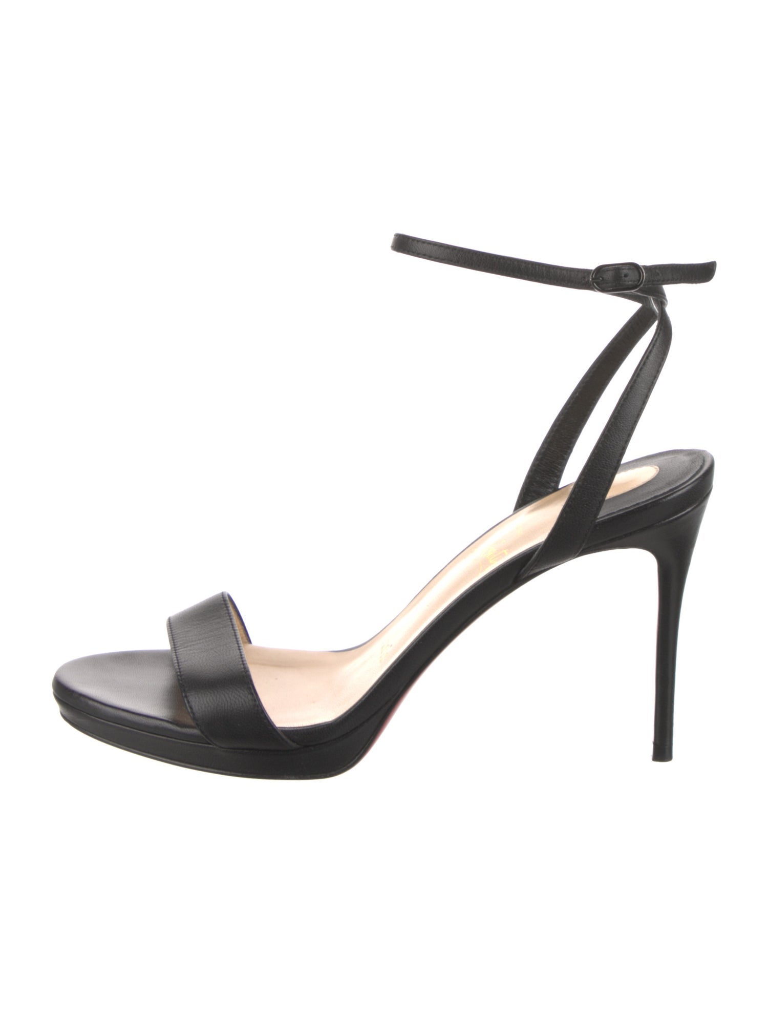 Christian Louboutin Leather Slingback Sandals