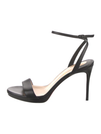 Christian Louboutin Leather Slingback Sandals