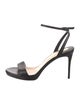 Christian Louboutin Leather Slingback Sandals