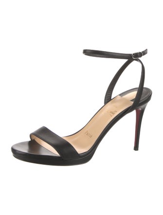 Christian Louboutin Leather Slingback Sandals