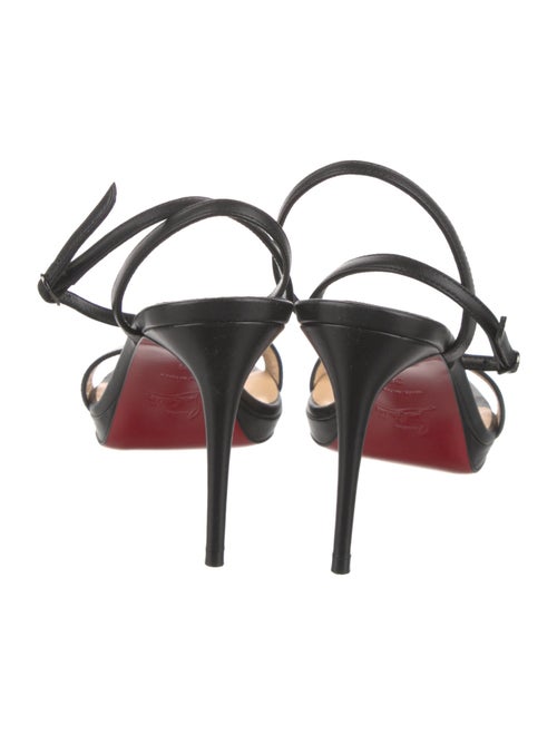 Christian Louboutin Leather Slingback Sandals