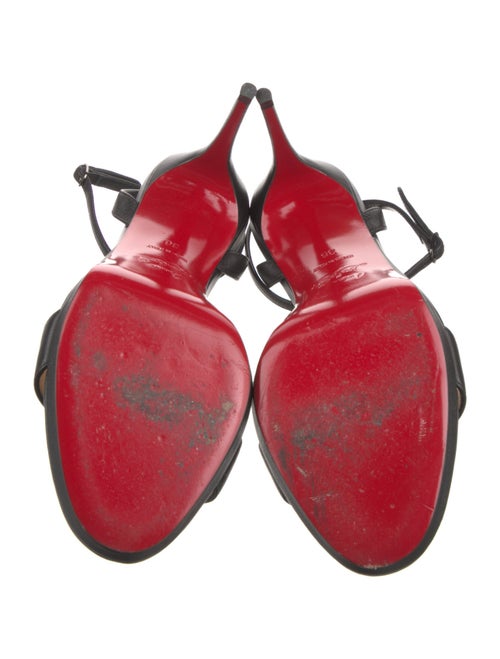 Christian Louboutin Leather Slingback Sandals