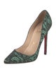 Christian Louboutin Lace Lace Trim Embellishment Pumps
