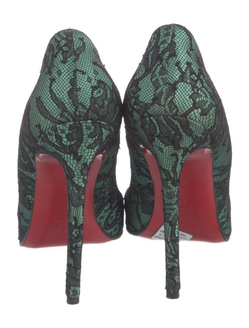 Christian Louboutin Lace Lace Trim Embellishment Pumps