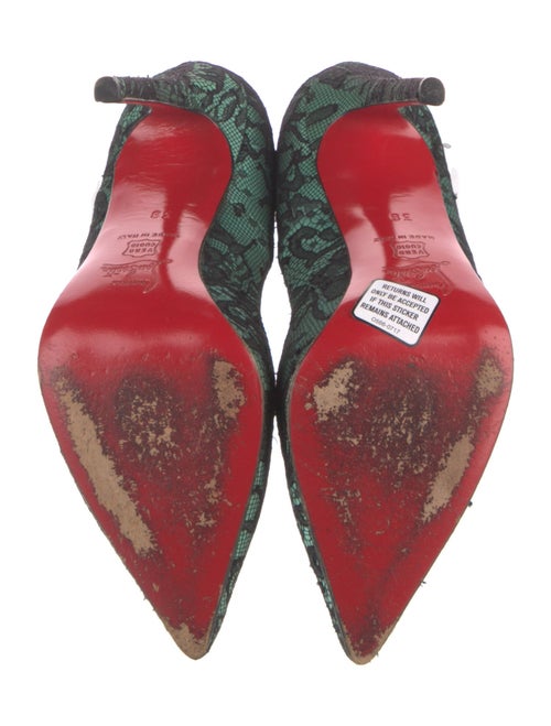 Christian Louboutin Lace Lace Trim Embellishment Pumps