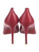 Christian Louboutin Spike Accents Leather Pumps