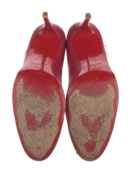 Christian Louboutin Spike Accents Leather Pumps