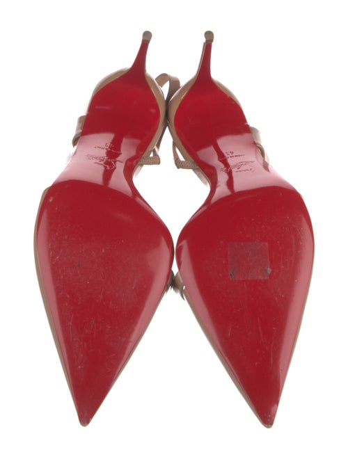 Christian Louboutin Patent Leather Slingback Pumps