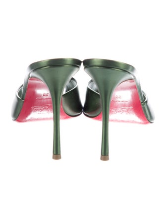 Christian Louboutin Patent Leather Slides