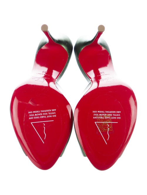 Christian Louboutin Patent Leather Slides