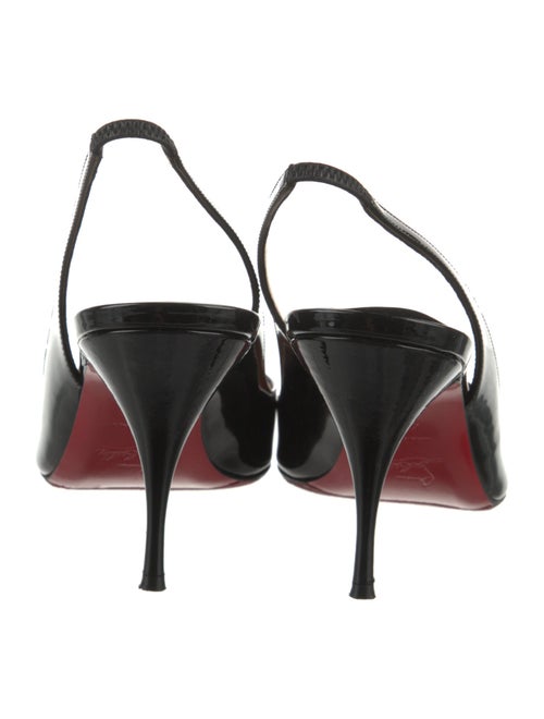 Christian Louboutin Patent Leather Slingback Pumps
