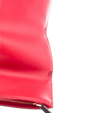 Christian Louboutin Leather Printed Compact Wallet