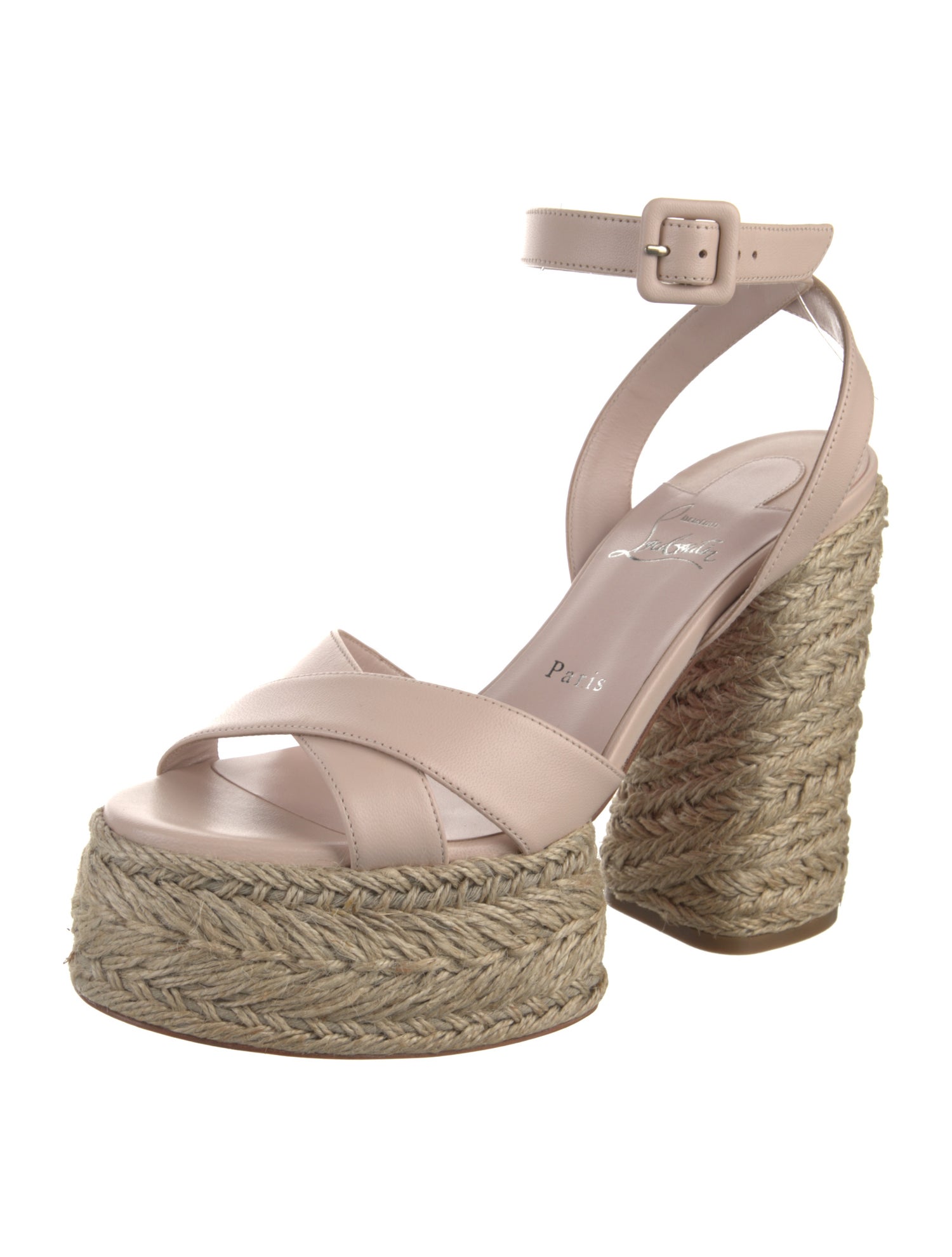 Christian Louboutin Leather Espadrilles w/ Tags