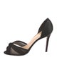 Christian Louboutin Satin D'Orsay Pumps