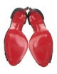 Christian Louboutin Satin D'Orsay Pumps