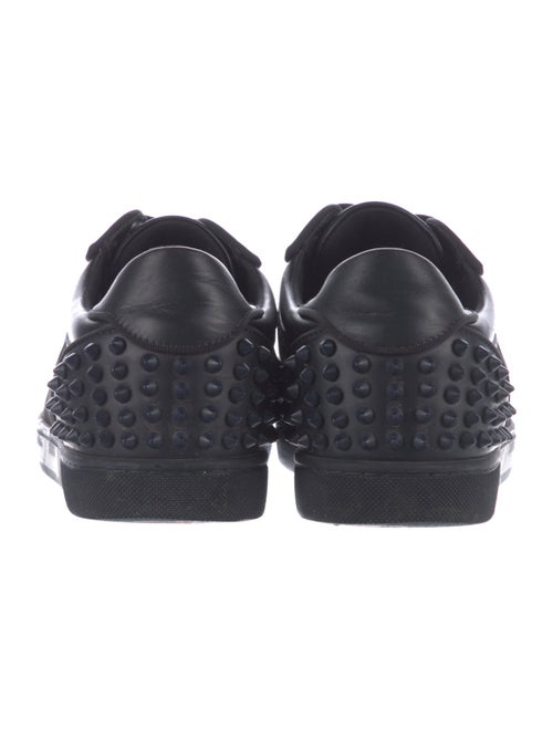 Christian Louboutin Spike Accents Printed Sneakers