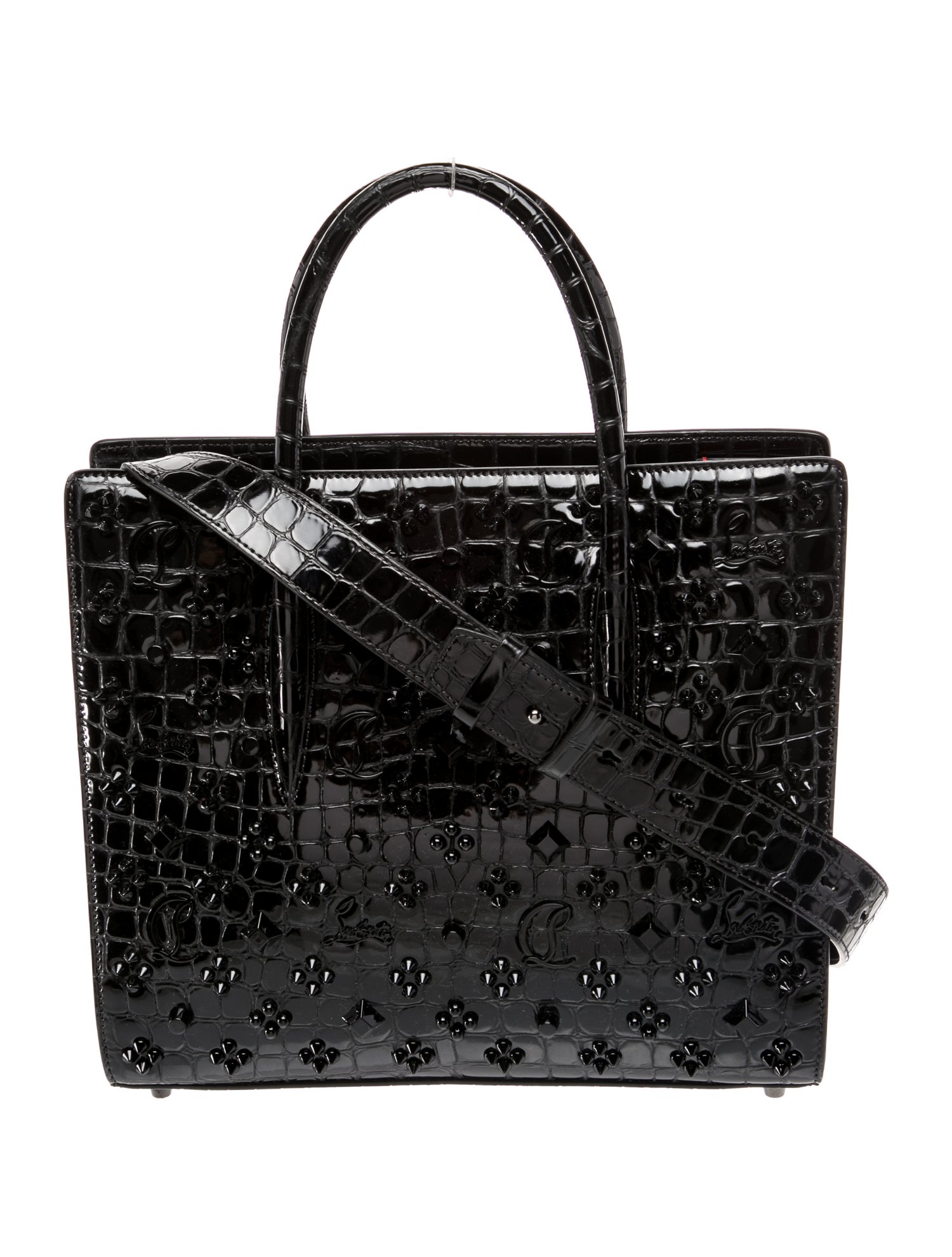 Christian Louboutin Embossed Leather Paloma