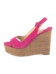 Christian Louboutin Suede Slingback Sandals