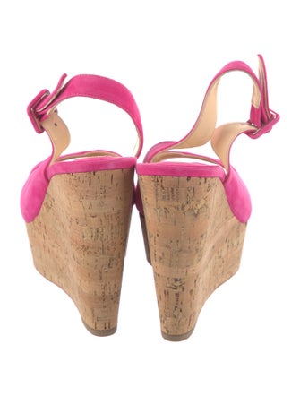 Christian Louboutin Suede Slingback Sandals