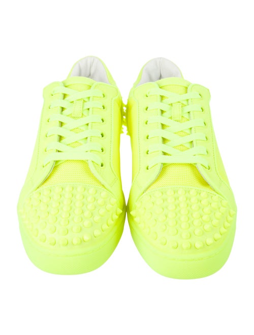 Christian Louboutin Spike Accents Mesh Sneakers