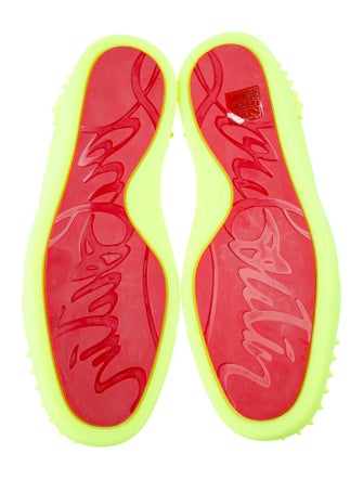 Christian Louboutin Spike Accents Mesh Sneakers