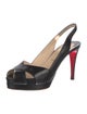 Christian Louboutin Leather Slingback Pumps