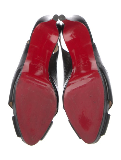 Christian Louboutin Leather Slingback Pumps