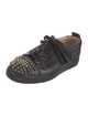 Christian Louboutin Spike Accents Leather Sneakers