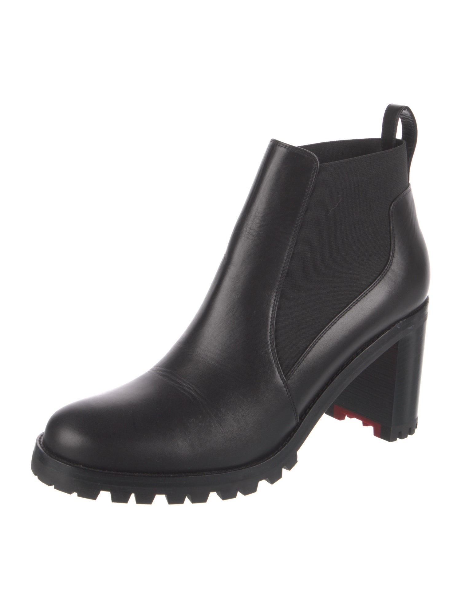 Christian Louboutin Leather Chelsea Boots