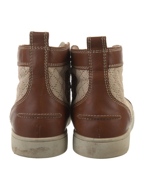 Christian Louboutin Leather Printed Sneakers