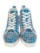Christian Louboutin Spike Accents Leather Sneakers