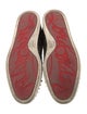 Christian Louboutin Spike Accents Tweed Sneakers
