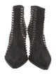 Christian Louboutin Spike Accents Suede Boots