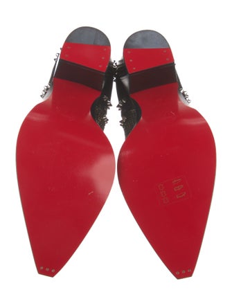 Christian Louboutin Spike Accents Suede Boots