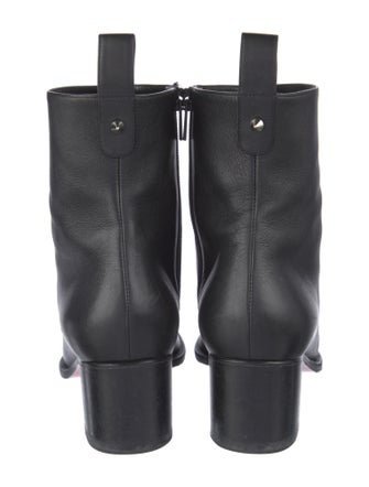 Christian Louboutin Spike Accents Leather Boots