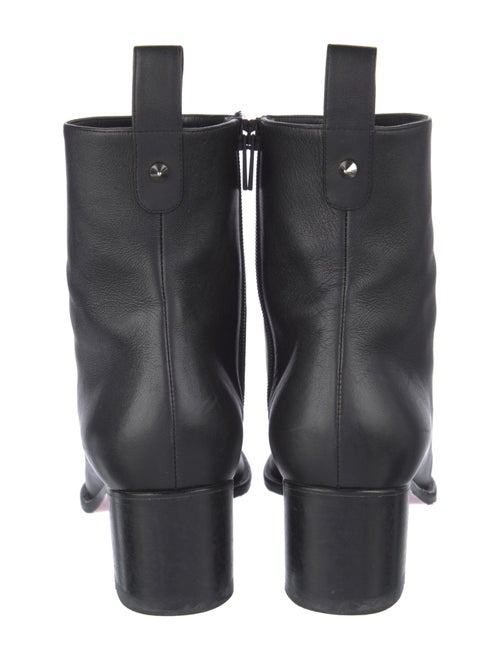 Christian Louboutin Spike Accents Leather Boots
