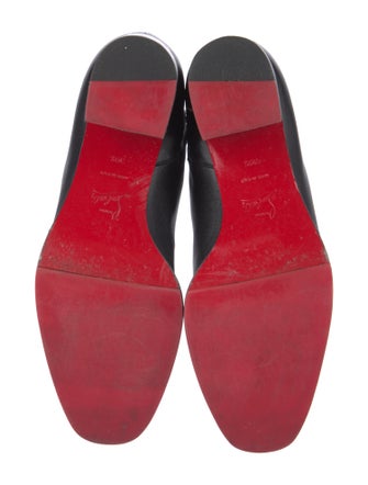 Christian Louboutin Spike Accents Leather Boots