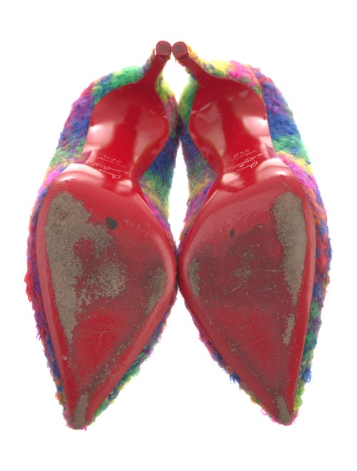 Christian Louboutin Wool Printed Pumps