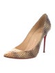 Christian Louboutin Snakeskin Animal Print Pumps