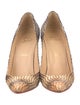 Christian Louboutin Snakeskin Animal Print Pumps