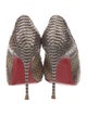 Christian Louboutin Snakeskin Animal Print Pumps