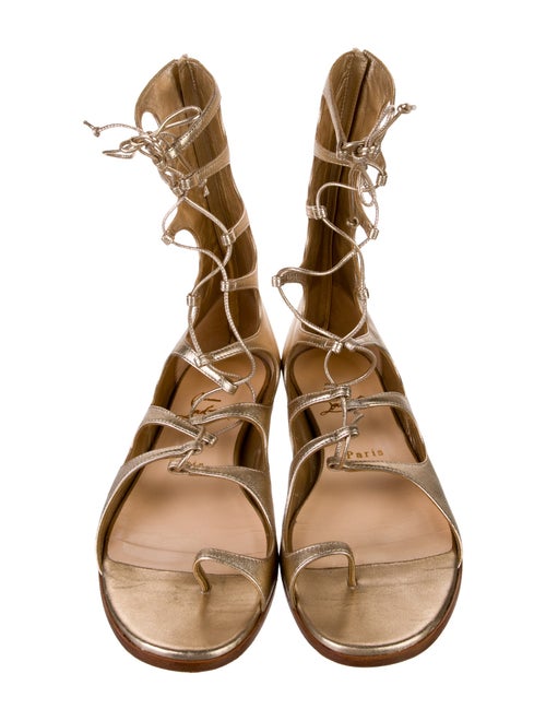 Christian Louboutin Leather Gladiator Sandals