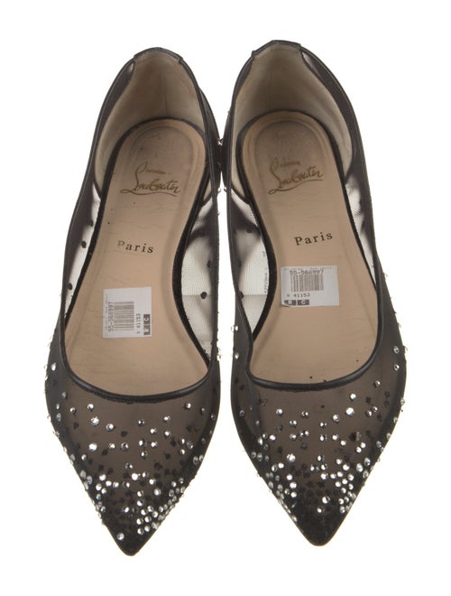 Christian Louboutin Mesh Patterned Ballet Flats